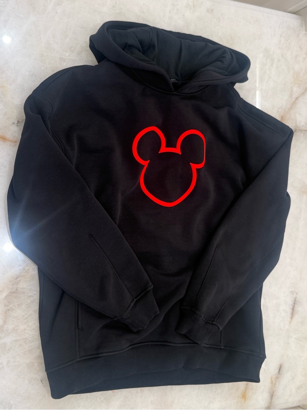 Lululemon x Disney Black Hoodie with Red Mickey